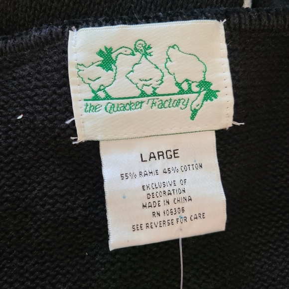 Quacker Factory • Snowman Sweater • Ugly • Christmas • Fun • Large - Picture 6 of 6